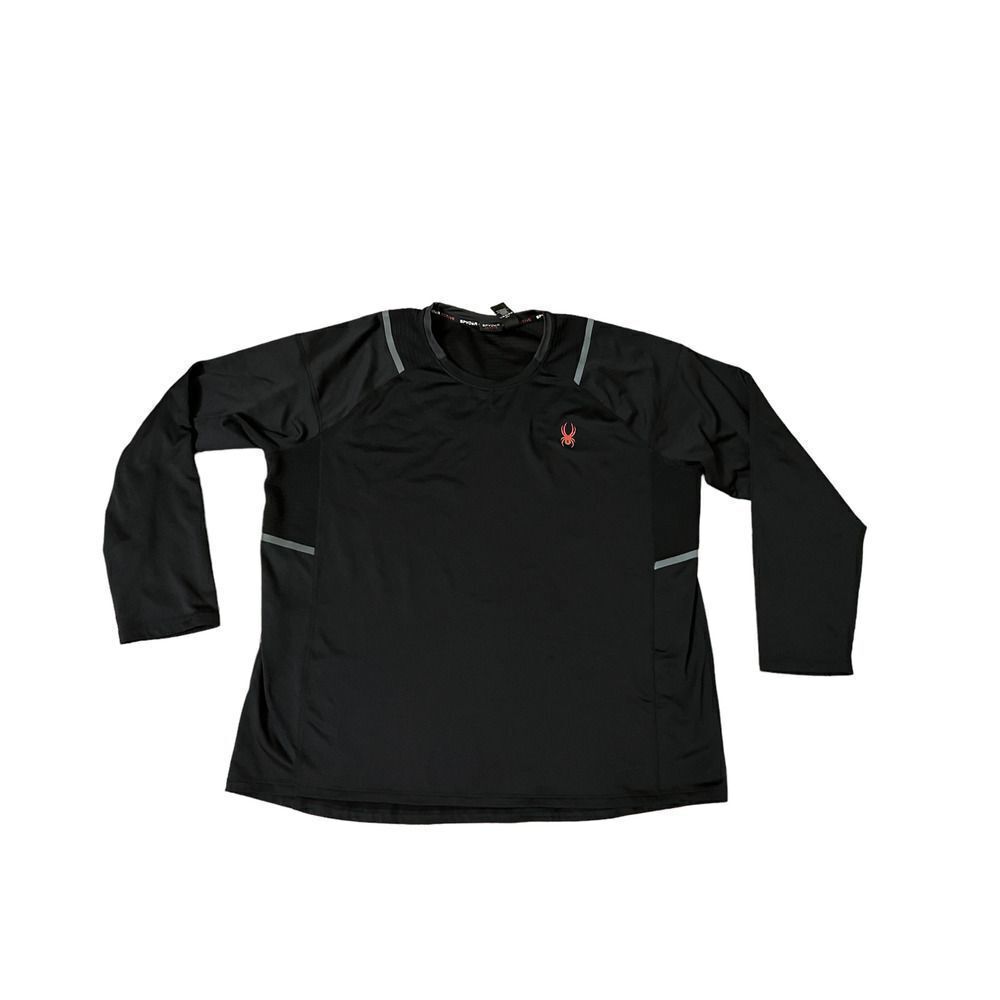 Spyder Active Mens XL Black Crew Neck in good condition.